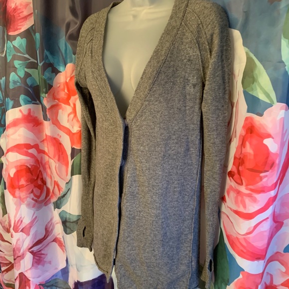 Lambs Wool & Cashmere Long Cardigan - Picture 4 of 8